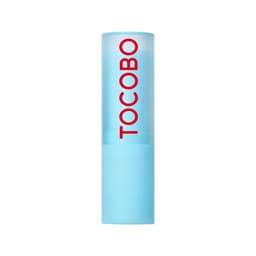 Tocobo Glass Tinted Lip Balm 3.5g envase azul, bálsamo labial tintado coreano hidratante con aceite de girasol y oliva