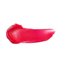 Textura cremosa y brillante del Tocobo Glass Tinted Lip Balm tono Flush Cherry, labial coreano efecto jugoso rojo cereza