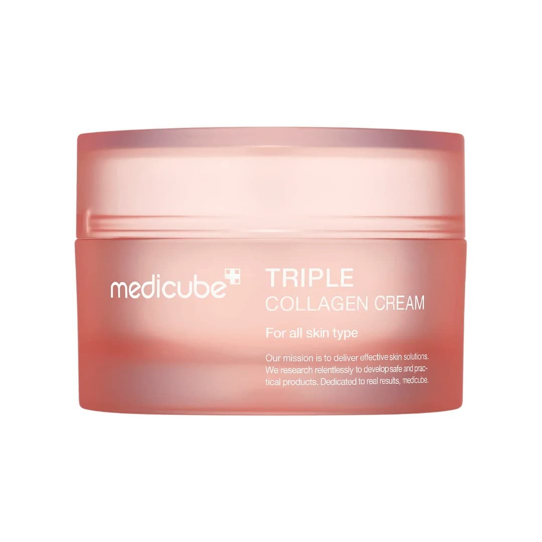 Medicube Triple Collagen Cream para todo tipo de piel crema facial coreana reafirmante con triple colágeno para piel firme y elástica