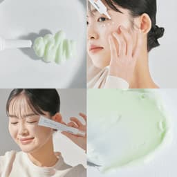 Celimax Noni Ultimate Eye Cream: textura gel verde ligera, aplicación en contorno de ojos y resultado hidratado crema coreana con noni para ojeras, patas de gallo y bolsas
