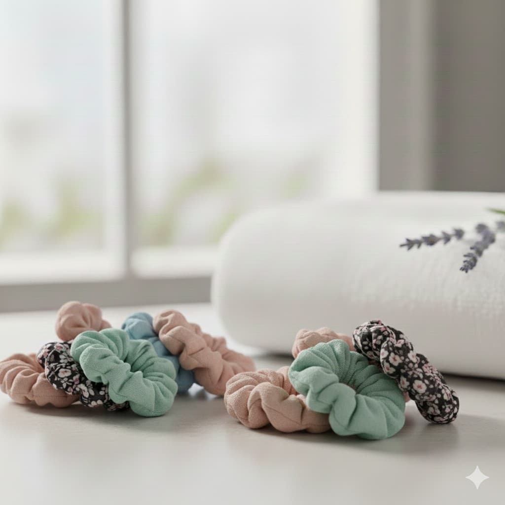 Colet y gomas de cabello