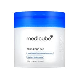 Medicube Zero Pore Pad 70 unidades con AHA BHA Panthenol y Sodium Hyaluronate, pads exfoliantes coreanos para poros en Perú