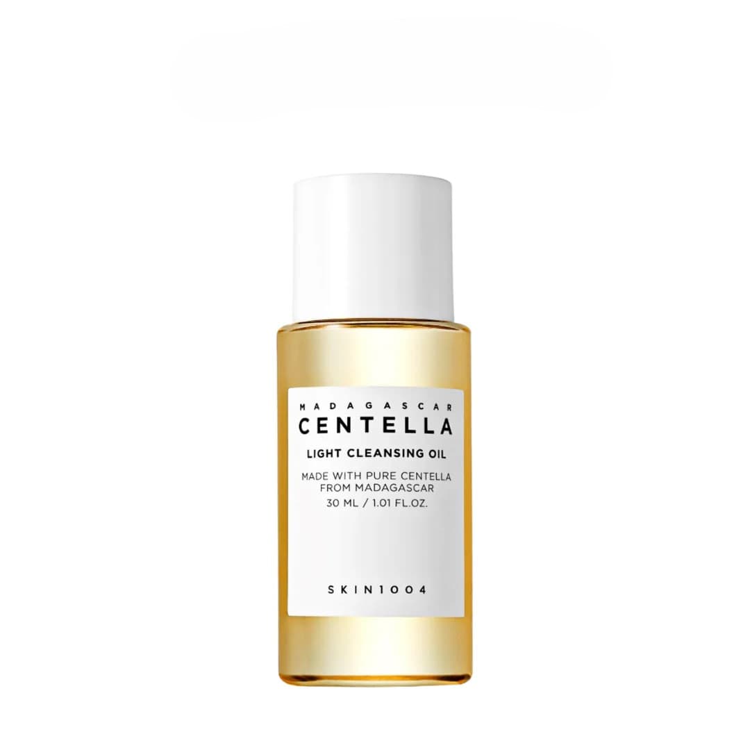 SKIN1004 Madagascar Centella Light Cleansing Oil 30ml tamaño viaje, aceite limpiador coreano con centella de Madagascar en Perú